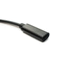 SYSTEM-S USB 3.1 Kabel 15 cm Typ C Buchse Ladekabel für Microsoft Surface Schwarz