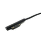 SYSTEM-S USB 3.1 Kabel 15 cm Typ C Buchse Ladekabel für Microsoft Surface Schwarz