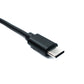 SYSTEM-S USB 3.1 Kabel 30 cm Ladekabel für Microsoft Surface in Schwarz