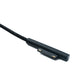 SYSTEM-S USB 3.1 Kabel 200 cm Ladekabel für Microsoft Surface geflochten in Schwarz