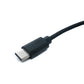 SYSTEM-S USB 3.1 Kabel 100 cm Ladekabel für Microsoft Surface geflochten in Schwarz
