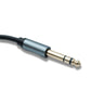 SYSTEM-S Audio Klinke Kabel 10 m AUX 6,35 mm 3 polig TRS Stecker zu Stecker Adapter
