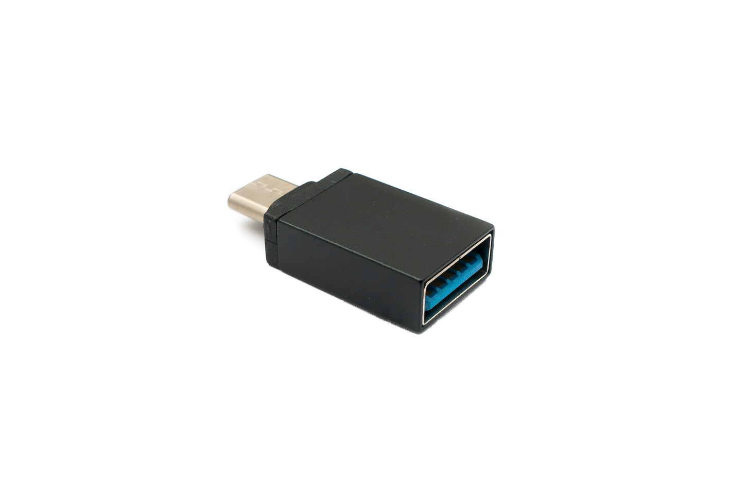 Adaptateur SYSTEM-S USB 3.1 type C mâle vers 3.0 A femelle 5 Gbit/s en noir