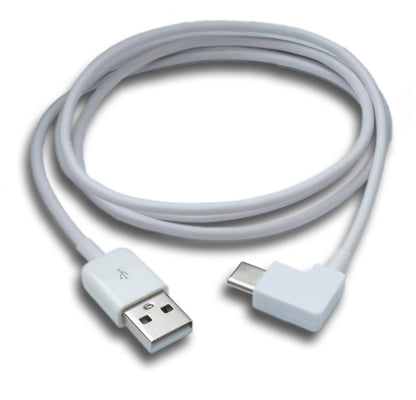 SYSTEM-S USB 3.1 Kabel 100 cm Typ C Stecker zu 2.0 A Buchse Winkel Left Right Angled