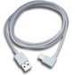 SYSTEM-S USB 3.1 Kabel 100 cm Typ C Stecker zu 2.0 A Buchse Winkel Left Right Angled