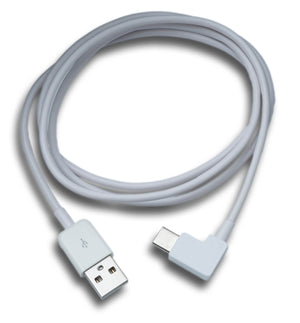 SYSTEM-S USB 3.1 Kabel 100 cm Typ C Stecker zu 2.0 A Buchse Winkel Left Right Angled