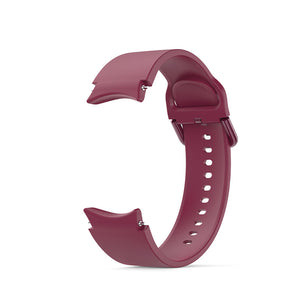 Bracelet en silicone de 20 mm pour montre intelligente Samsung Galaxy Watch 5 4 en rouge