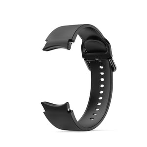 Bracelet en silicone de 20 mm pour montre intelligente Samsung Galaxy Watch 5 4 en noir