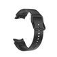 SYSTEM-S Armband 20 mm aus Silikon für Samsung Galaxy Watch 5 4 Smartwatch in Schwarz