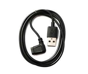 Cavo USB 2.0 Cavo di ricarica da 100 cm per Amazfit Falcon A2029 A2028 angolare in nero