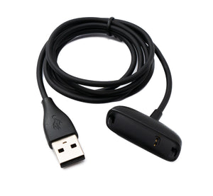 Cavo USB 2.0 Cavo di ricarica da 94 cm per Fitbit Inspire 2 Smartwach in nero