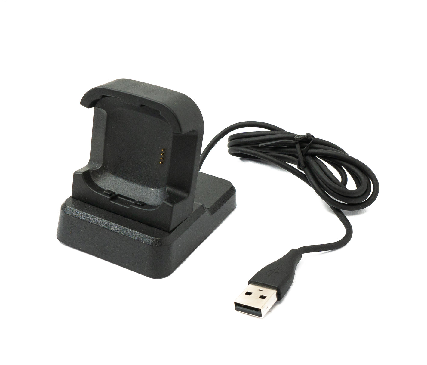 Câble USB 2.0 station de charge 120 cm pour montre intelligente Fitbit Versa 1 en noir