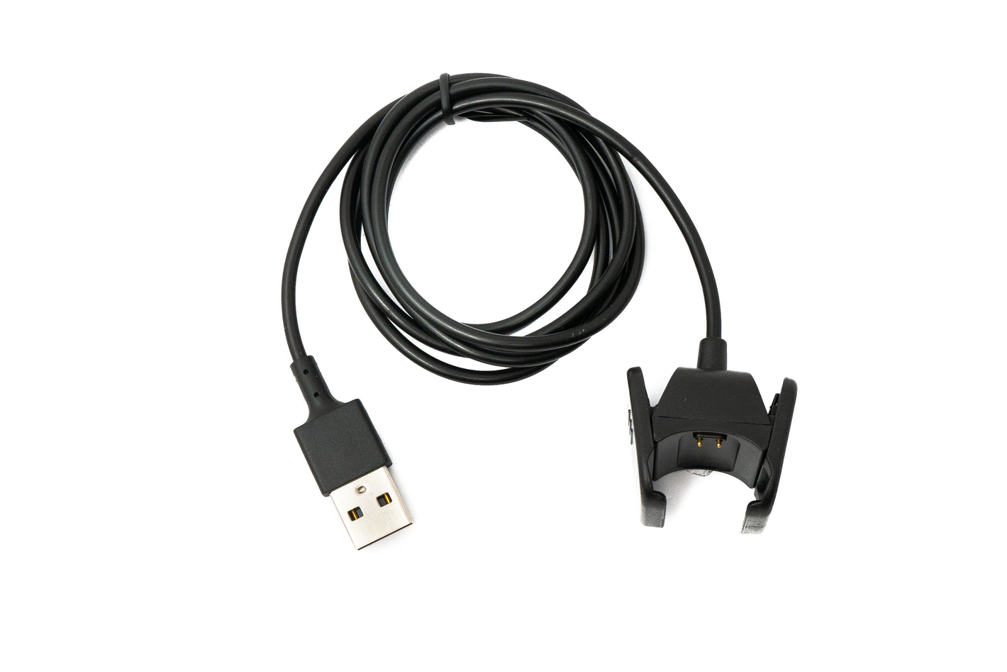 SYSTEM-S USB 2.0 Kabel 94 cm Ladekabel für Fitbit Charge 4 Smartwach in Schwarz