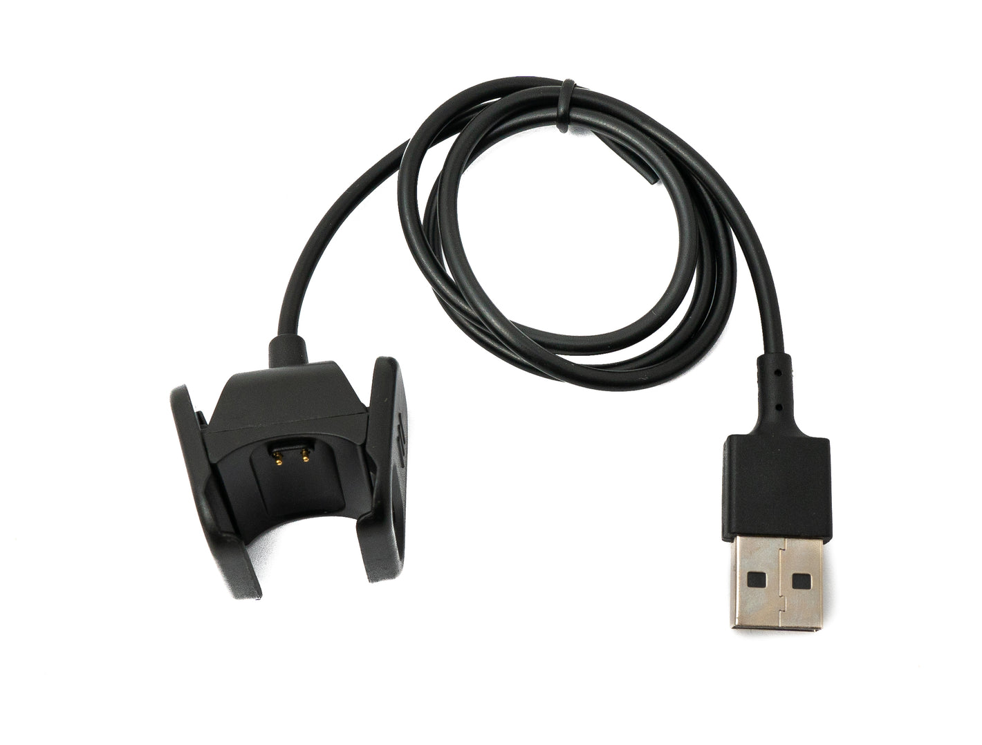 SYSTEM-S USB 2.0 Kabel 54 cm Ladekabel für Fitbit Charge 4 Smartwach in Schwarz