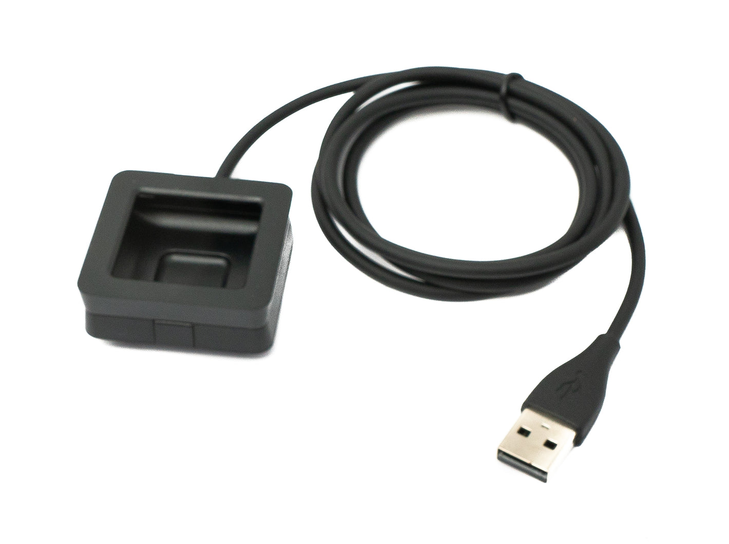 SYSTEM-S USB 2.0 Kabel 93 cm Ladestation für Fitbit Blaze Smartwatch in Schwarz