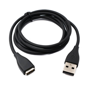 SYSTEM-S USB 2.0 cable 97 cm charging cable for Fitbit Surge Smartwach in black