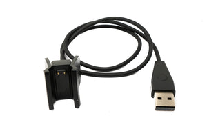 Cable USB 2.0 Cable de carga de 50 cm para Smartwach Fitbit Alta HR en color negro