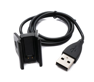 USB 2.0 cable 50 cm charging cable for Fitbit Alta HR Smartwach in black