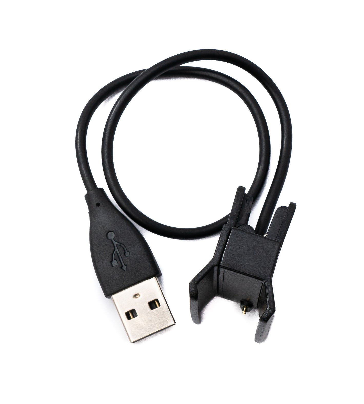 Cavo USB 2.0 Cavo di ricarica da 25 cm per Fitbit Alta HR Smartwach in nero