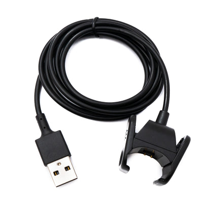 Cable USB 2.0 Cable de carga de 94 cm para Smartwach Fitbit Charge 3 en color negro