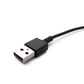 USB 2.0 cable 94 cm charging cable for Fitbit Charge 3 Smartwach in black