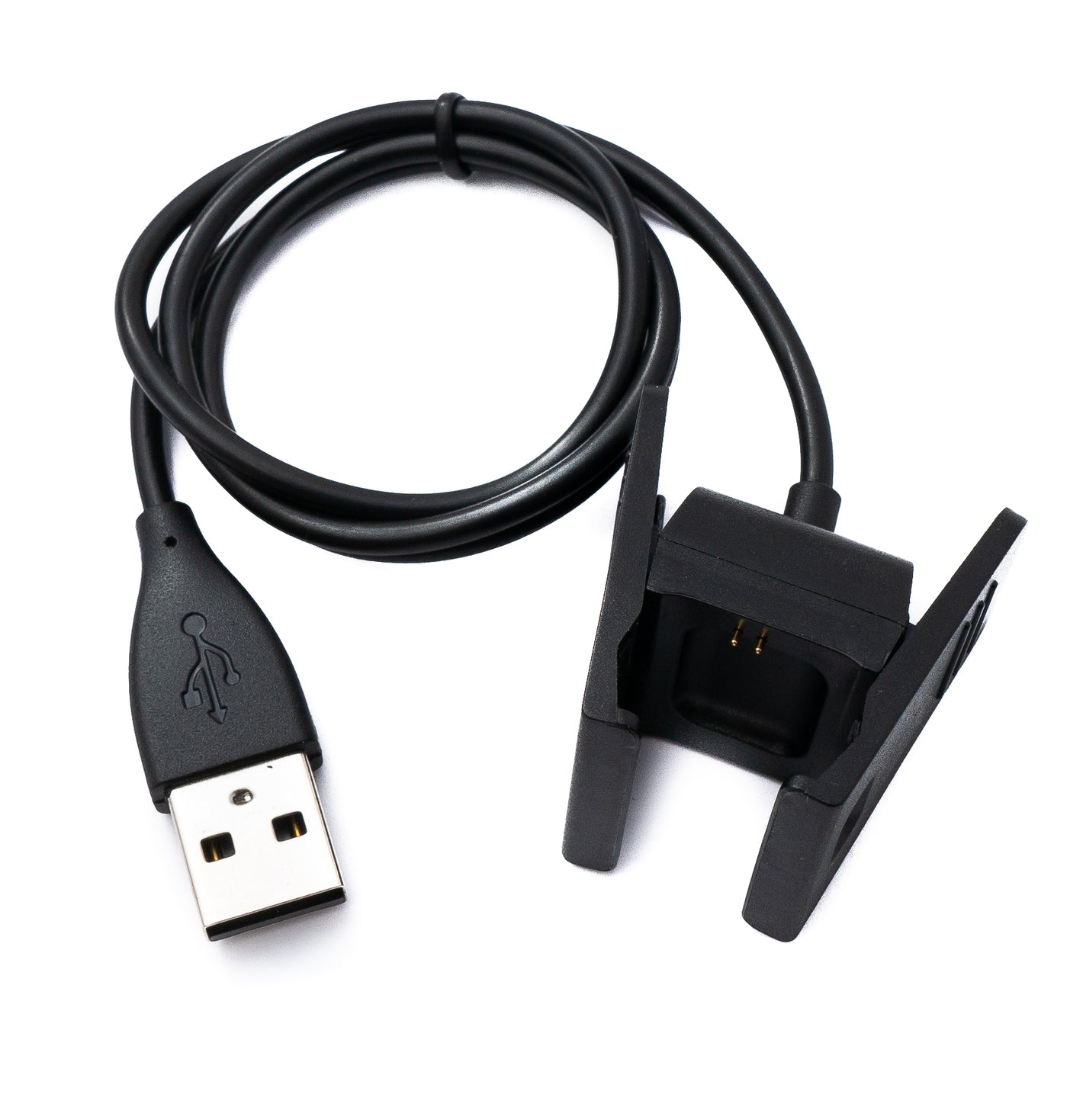 USB 2.0 cable 54 cm charging cable for Fitbit Charge 2 Smartwach in black