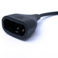 SYSTEM-S USB 2.0 Kabel 7 cm Ladekabel für Fitbit One Smartwach in Schwarz