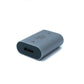 SYSTEM-S USB 3.1 Gen 2 adapter type C female to type A female cable in gray