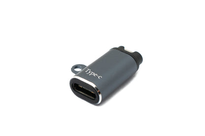 Adaptateur SYSTEM-S USB 3.1 type C prise pour câble prise Garmin en gris