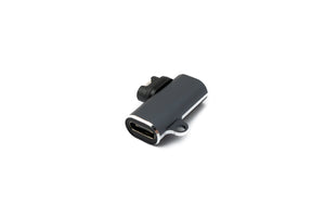 SYSTEM-S USB C 3.1 Adapter Typ C Buchse zu zu Stecker für Garmin Smartwatch Winkel