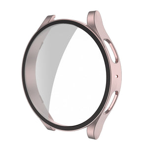 SYSTEM-S Schutz Hülle Case 40 mm aus PC für Samsung Galaxy Watch 5 4 in Pink