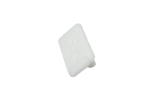 SYSTEM-S 6x USB Type A anti-dust protection cover made of silicone in white