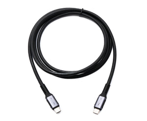 SYSTEM-S USB4 Thunderbolt Kabel 150 cm Typ C Stecker zu Stecker Adapter 40 Gbit/s USB 4.0