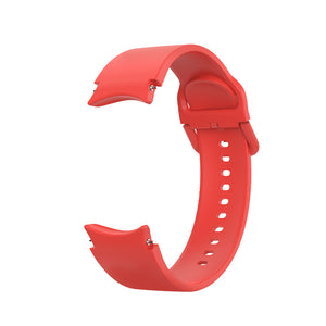 Cinturino in silicone da 20 mm per smartwatch Samsung Galaxy Watch 5 4 in rosso