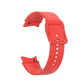 Correa de silicona de 20 mm para smartwatch Samsung Galaxy Watch 5 4 en color rojo