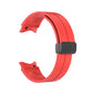 Cinturino in silicone da 20 mm per smartwatch Samsung Galaxy Watch 5 4 in rosso