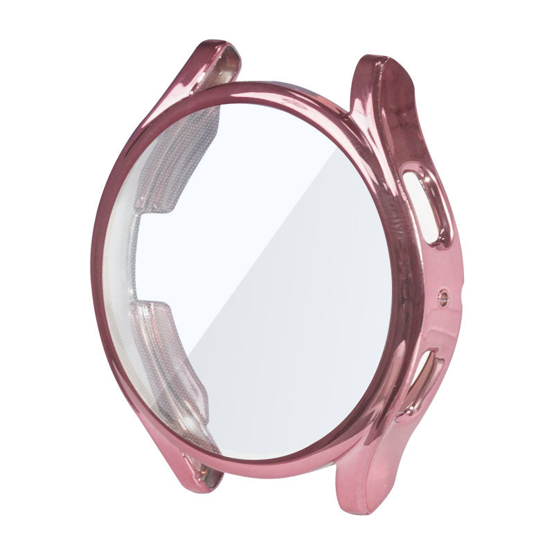 Funda protectora de 44 mm fabricada en TPU para Samsung Galaxy Watch 5 4 en color rosa