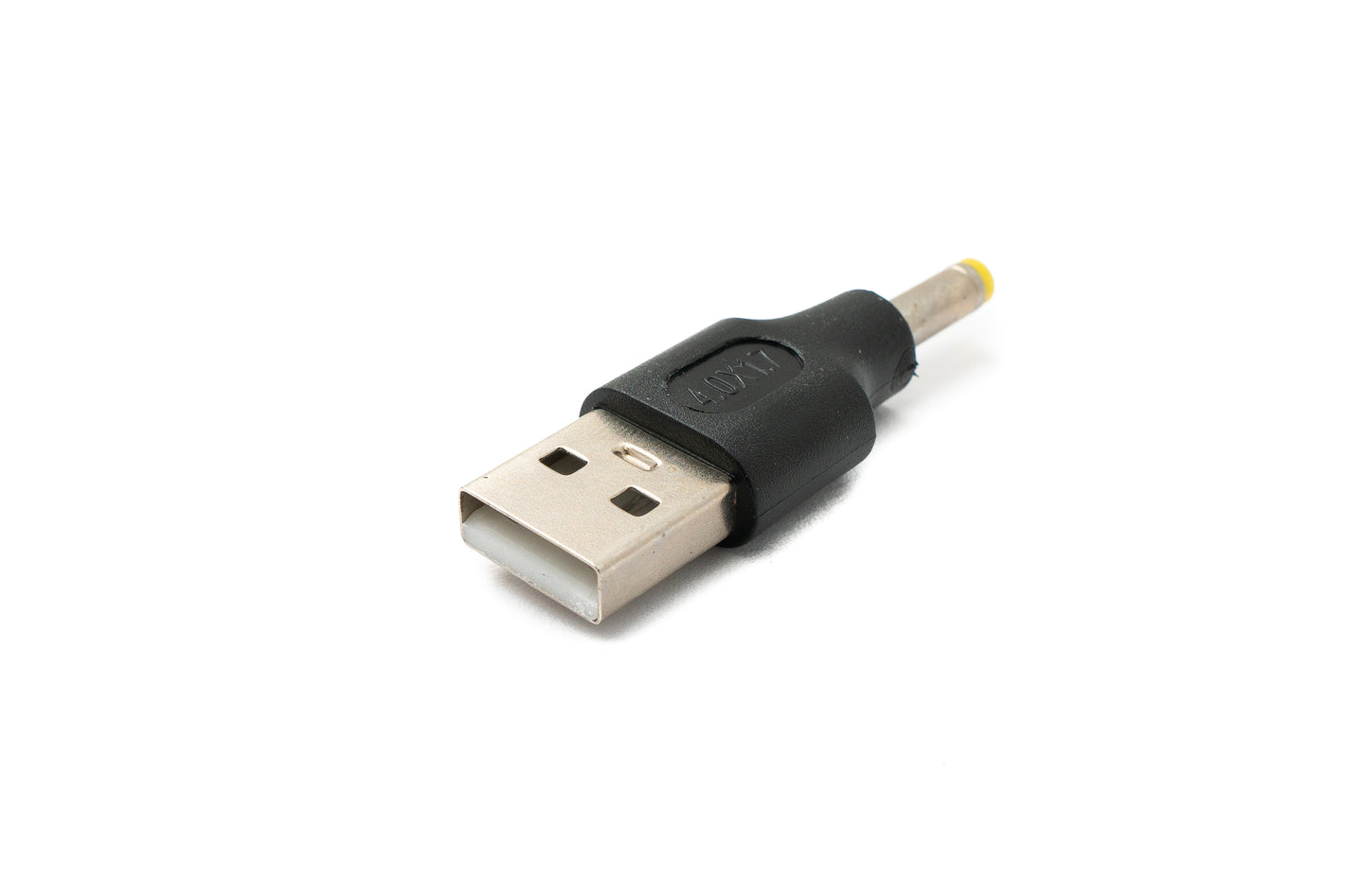 SYSTEM-S DC Adapter 20V 4.0 x 1.7 plug to USB 2.0 plug cable in black