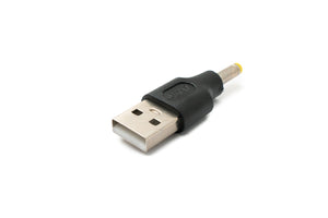 SYSTEM-S DC Adapter 20V 4,0 x 1,7 Stecker zu USB 2.0 Stecker Kabel in Schwarz