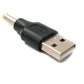 SYSTEM-S DC Adapter 20V 4.0 x 1.7 plug to USB 2.0 plug cable in black