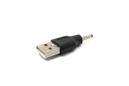 SYSTEM-S DC Adapter 20V 3,0 x 1,1 Stecker zu USB 2.0 Stecker Kabel in Schwarz