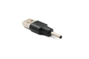 SYSTEM-S DC Adapter 20V 3,0 x 1,1 Stecker zu USB 2.0 Stecker Kabel in Schwarz