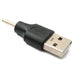 SYSTEM-S DC Adapter 20V 2.5 x 0.7 plug to USB 2.0 plug cable in black