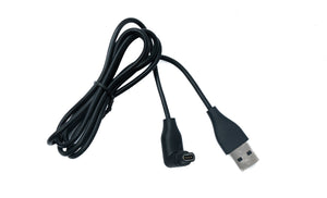 SYSTEM-S USB 2.0 Kabel 100 cm Typ A Stecker Ladekabel Winkel für Garmin Fenix7 6S 6 Venu Sq
