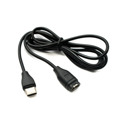 SYSTEM-S USB 3.1 Kabel 100 cm Typ C Stecker Ladekabel für Garmin Fenix7 6S 6 Venu Sq