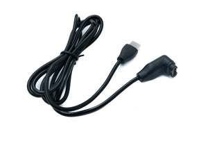 SYSTEM-S USB 3.1 Kabel 100 cm Typ C Stecker Ladekabel Winkel für Garmin Fenix7 6S 6 Venu Sq