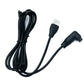 SYSTEM-S USB 3.1 Kabel 100 cm Typ C Stecker Ladekabel Winkel für Garmin Fenix7 6S 6 Venu Sq