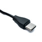 SYSTEM-S USB 3.1 Kabel 100 cm Typ C Stecker Ladekabel Winkel für Garmin Fenix7 6S 6 Venu Sq