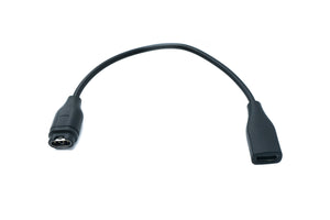 SYSTEM-S USB 3.1 Kabel 15 cm Typ C Buchse Ladekabel für Garmin Fenix7 6S 6 Venu Sq