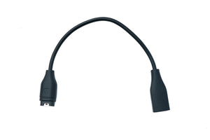 SYSTEM-S USB 3.1 Kabel 15 cm Typ C Buchse Ladekabel für Garmin Fenix7 6S 6 Venu Sq